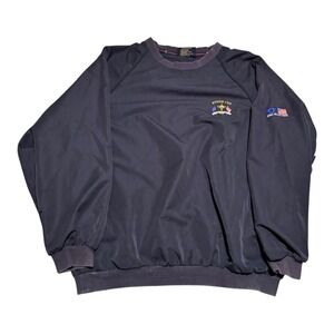 Vintage 2001 Slazenger Ryder Cup Navy Blue Windbreaker Men's XL Oversized